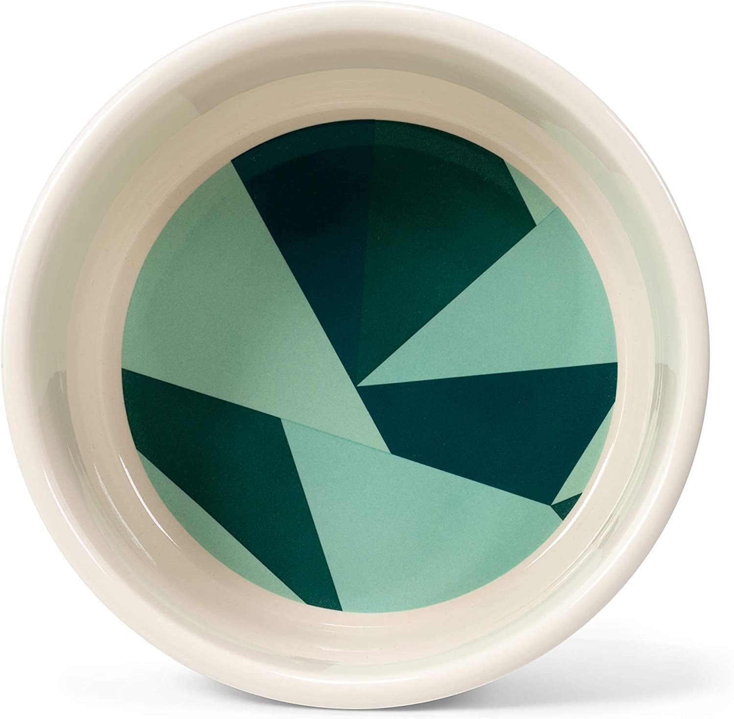Green "Chroma" Duo Bowl, Small | Dishwasher Safe, Easy to Clean Dog Bowl with Anti-Skid Lid | Dual Functionality Bowl for Dogs for Storage or Travel